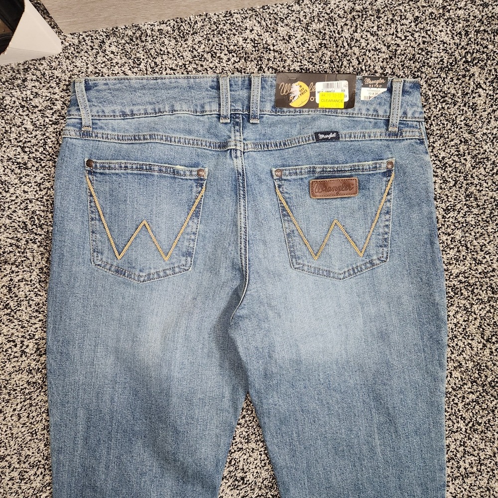 wrangler Retro boot cut jeans womens Size 13x36, 10" Rise Western Rodeo County - Picture 6 of 8